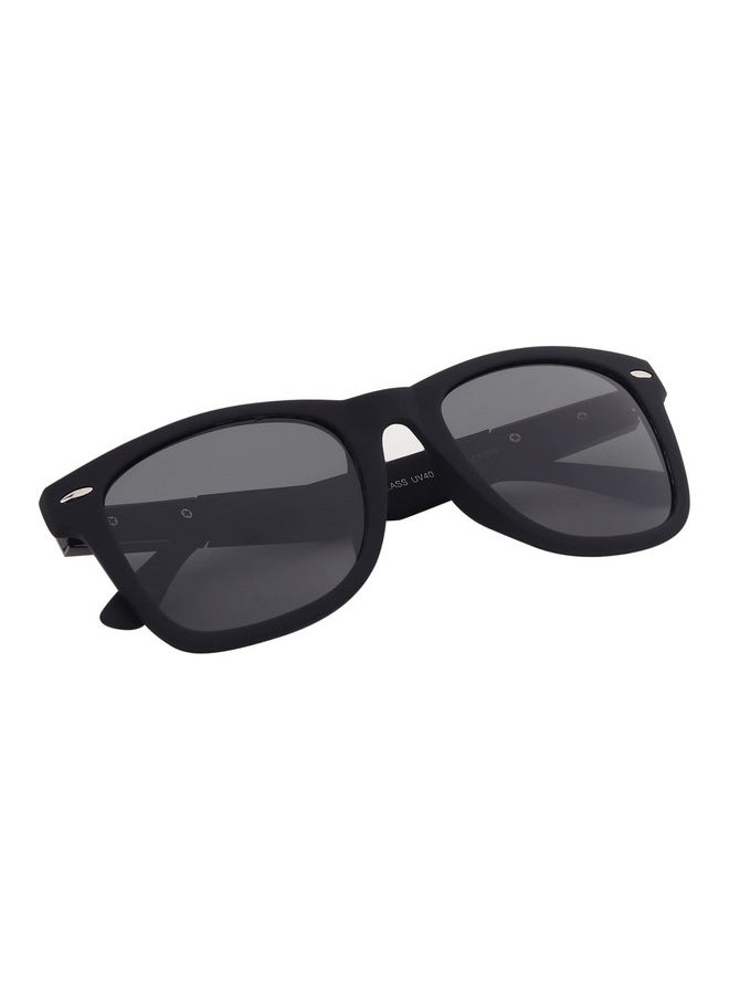 Elegante ELEGANTE Metal Hinges Heavy UV Protected Glass Lens Square Sunglasses for Men (C1 - Black)  - Image 4