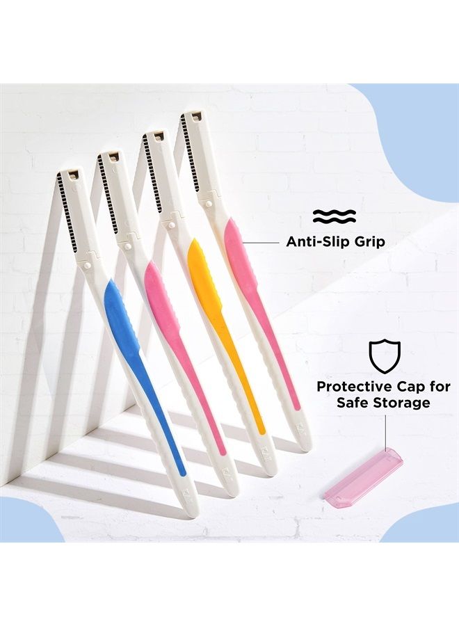 FURR By PEE SAFE FURR Reusable Face Razors for Women | Eyebrow Razor | Womens Face Razor Peach Fuzz | Facial Razors For Women Face | Dermaplaning Tool | Dermaplane Razor For Women Face | Can Use Each Up to 5 Times