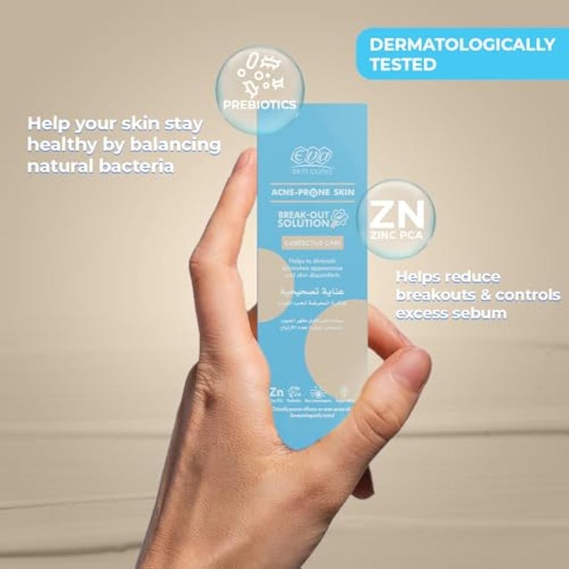 Eva Skin Clinic Acne-Prone Corrective Care, Blemish Control, Breakout Spot Clearing, Evens Skin Tone, Dark Spot Corrector, Non-Drying, Acne Relief Cream, Suitable for Oily Skin, 20 ML - Image 3