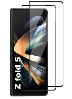 9H [2-Pack] Screen Protector for Samsung Galaxy Z Fold 5 Front Tempered Glass Full Coverage Screen Guard 9H Hardness Anti Fingerprint Scratch Resistance for Samsung Galaxy Z Fold 5 