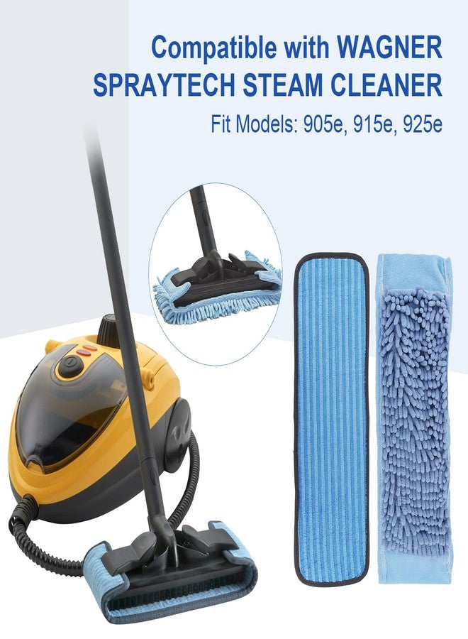 GreeSuit Microfiber Steam Mop Pads Compatible with Wagner Spraytech Steam Cleaner(905e, 915e, 925e), Washable & Reusable Microfiber Steam Mop Cloth - Image 4