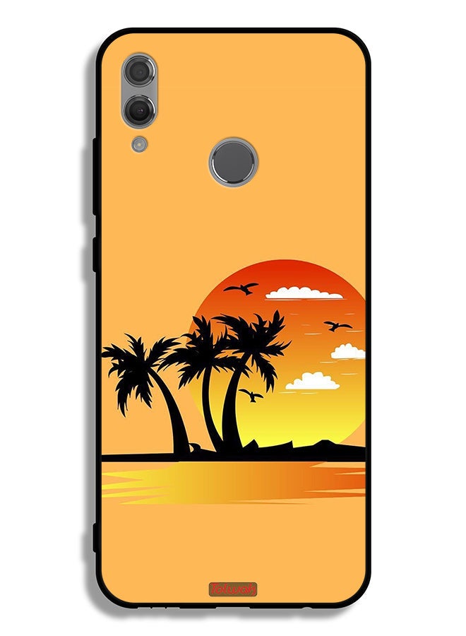 Tolwak Honor 10 Lite Protective Case Cover Drawing Abstract Design - Image 2