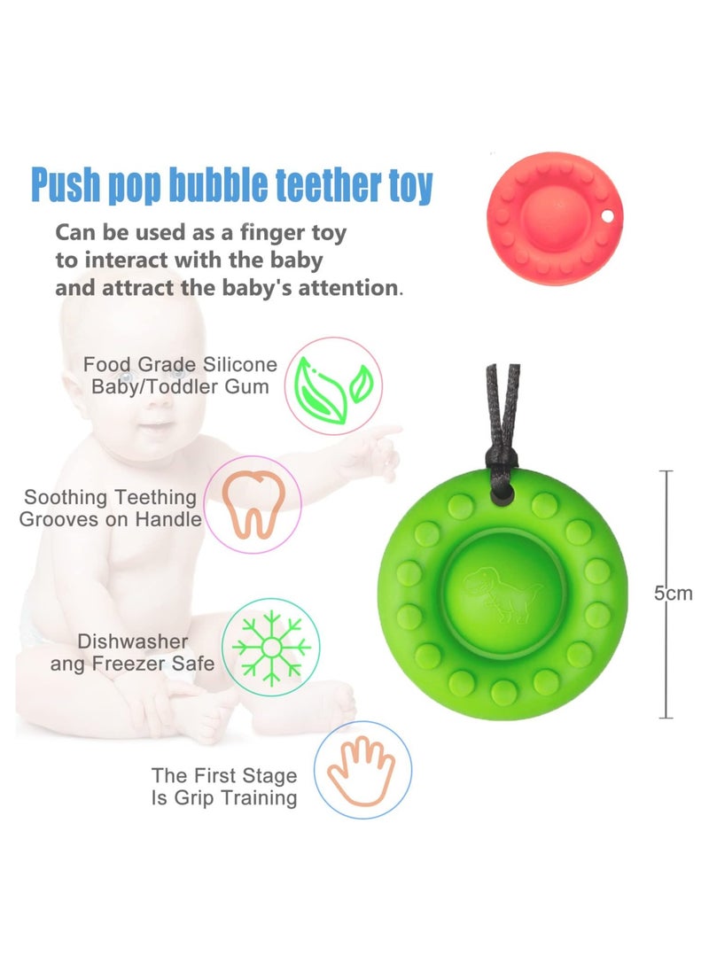 Gonice - Chew Necklace, SLGOL 6 Pack Mace Chew Necklace for Sensory Kids, BPA Free, Food- Grade Silicone Oral Motor Aids chewelry Chewy Necklace Sensory for Autism, ADHD, Anxiety, or Other Special Needs - Image 1