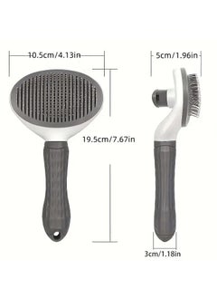 Knox Powering Generations Pet Self-Cleaning Cat & Dog Brush, Shedding & Grooming Tool for Loose Hair, Undercoat, and Mats, Slicker Brush for Long or Short Hair, Gentle Pet Groomer Comb for Tangles & Fur Removal  - Image 2