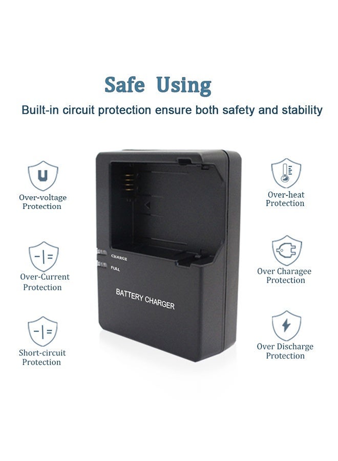 general LC-E8 Quick Battery Charger Compatible with LC-E8 LP-E8 Battery for Canon EOS Rebel T2i T3i T4i T5i 550D 600D 650D 700D X4 X5 X6 X6i X7i, Not for Rebel T2, T3, T4, T5 - Image 5