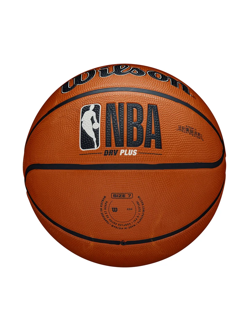 Wilson NBA DRV Plus Basketball, Size 7 for +12 years old and Adults- Brown
