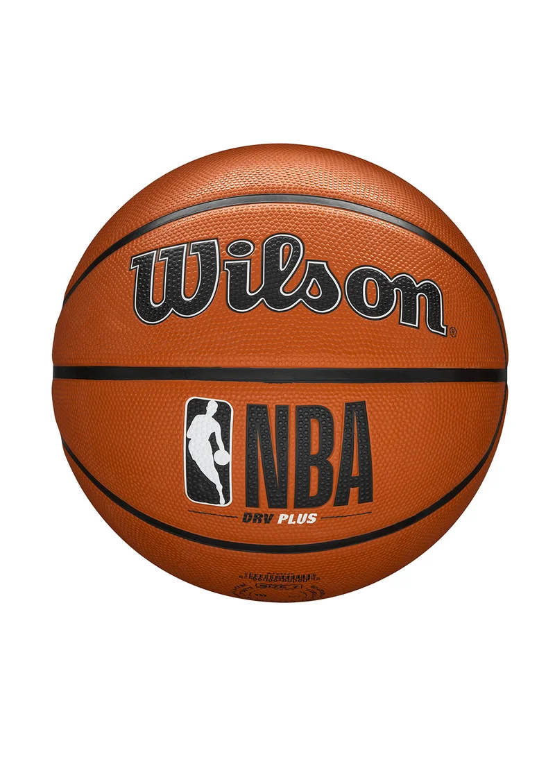 Wilson NBA DRV Plus Basketball, Size 7 for +12 years old and Adults- Brown