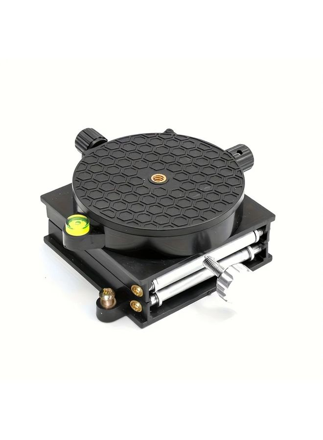 Lift Table Round Aluminum Alloy Spirit Level with 360 Rotating Workbench and Automatic Leveling Stand - Image 2