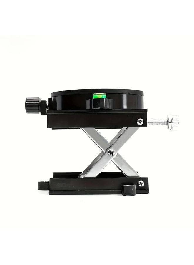 Lift Table Round Aluminum Alloy Spirit Level with 360 Rotating Workbench and Automatic Leveling Stand - Image 5
