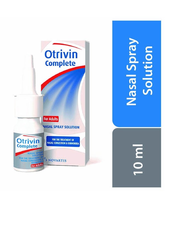 OTRIVIN Complete Nasal Spray Solution For Adults 10ml  - Image 3
