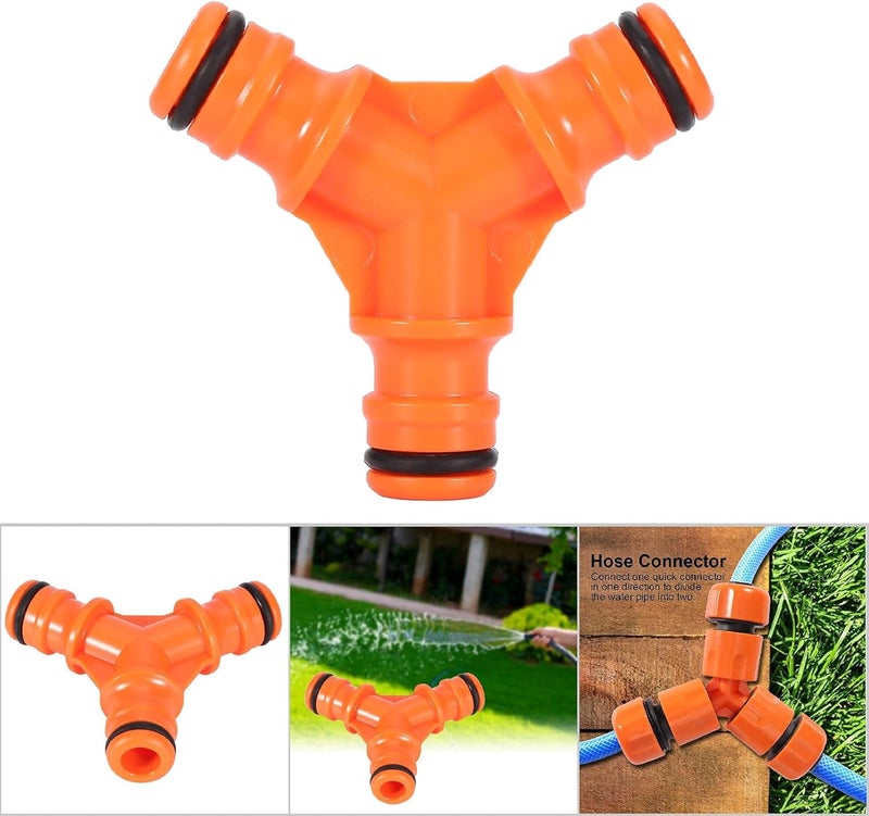 Qiilu 3-Way Hose Connector Splitter Garden Water Splitter with ShutOff Valves (Three-way pacifier) - Image 4