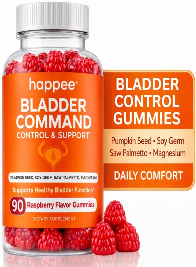 Happee Bladder Control Gummies Supplement Women & Men, Day & Night 90 ct - Image 1