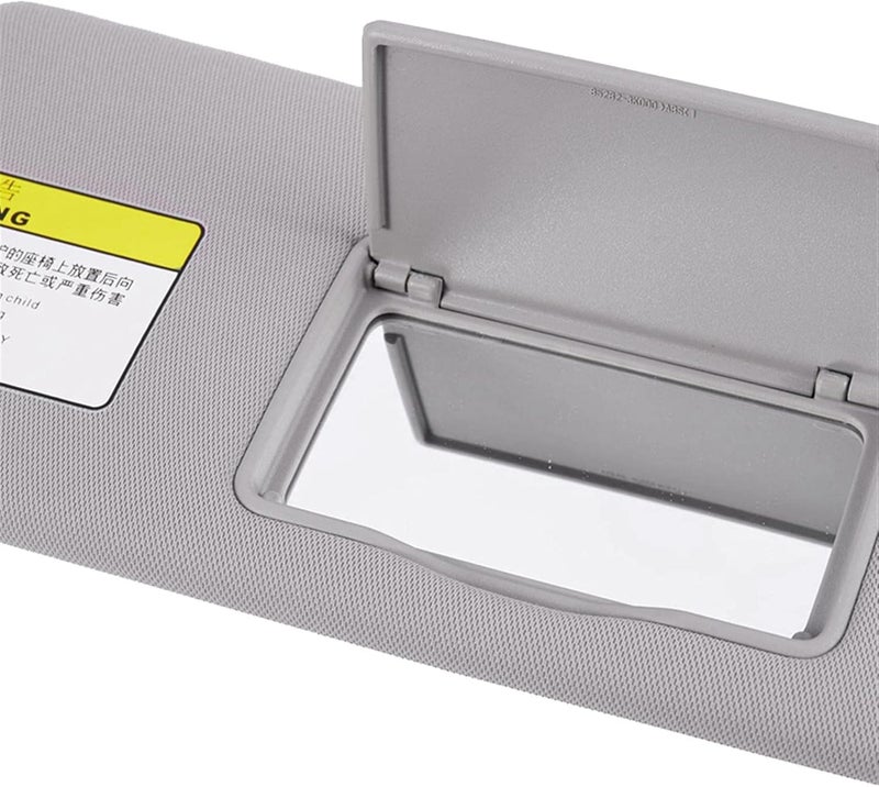 QASULER Car Interior Sun Visor Shade Gray for Hyundai Sonata - Image 3