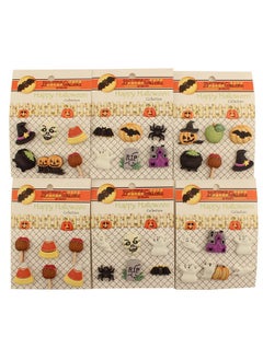 Buttons Galore and More Buttons Galore Happy Halloween Buttonsset Of 6 Cards  - Image 1