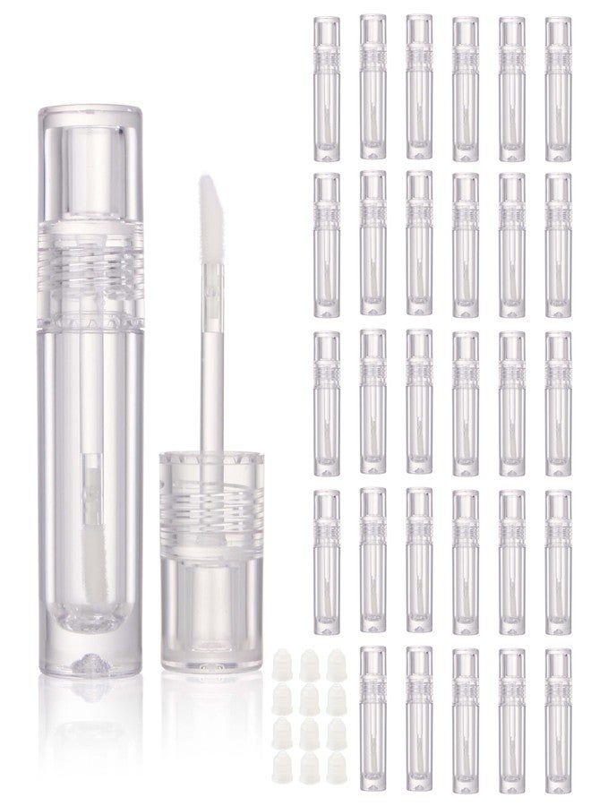 COSIDEA 30pcs 2.5ml Round Clear empty lip gloss tubes bulk with wand lipgloss bottle containers wholesale - Image 1