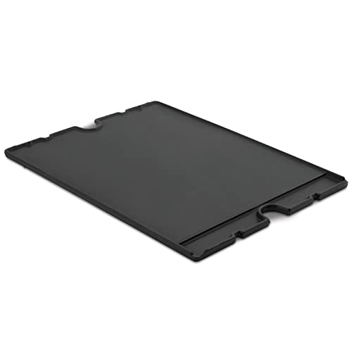 Broil King 11242 Exact Fit Cast Iron Griddle, Baron, Crown Series Gas Grills, and Crown Pellet Grills, Black - Image 1