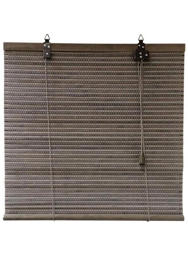 Bamboo Slats Roller Blinds Light Grey and Dark Grey 120 x 180 cm 3304120180937