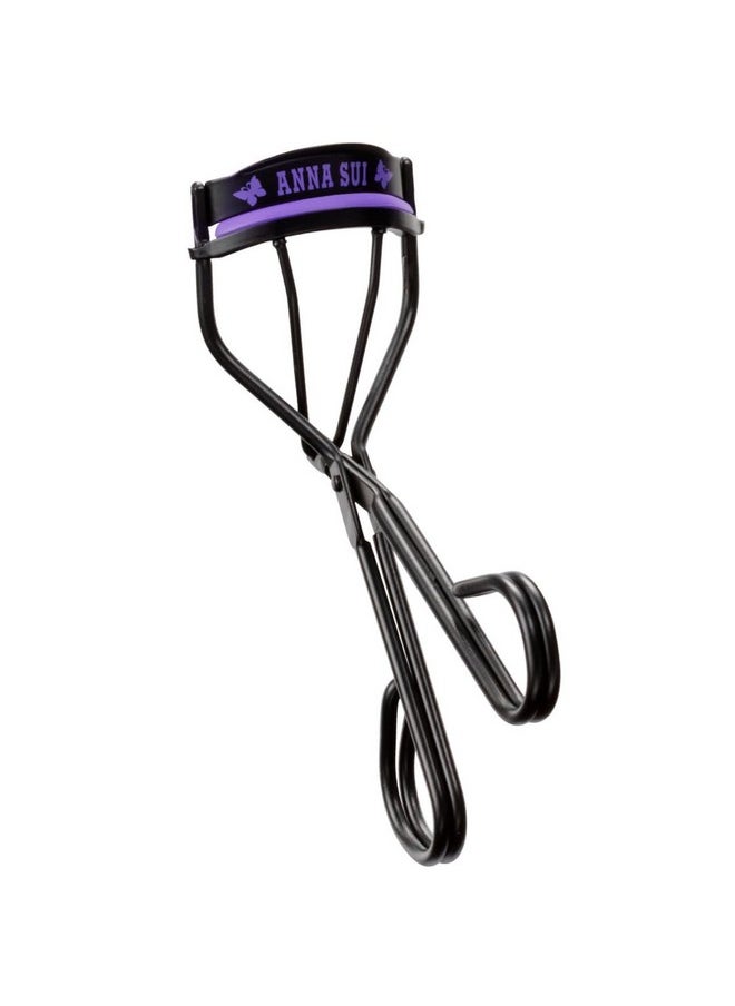 ANNA SUI ANNA SUI Eyelash Curler N - Lifts & Curls Lashes for Perfect - Stylish Black with Purple Butterfly Motif  - Image 1