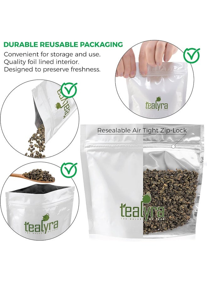 Tealyra - Milk Jin Xuan Oolong - High Mountain Taiwanese Loose Leaf Tea - Great Milky Cream Taste and Aroma - 200g (7-ounce) - Image 2