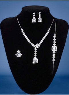 Jewelry For Life Luxury Jewellery Set For  Women Inlaid With Zirconia  - Image 3