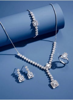 Jewelry For Life Luxury Jewellery Set For  Women Inlaid With Zirconia  - Image 2