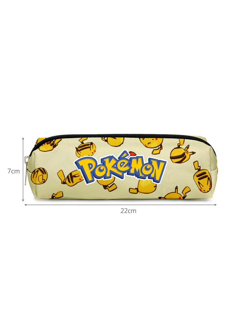 Pokemon Pikachu Cartoon Backpack Two-Piece Student School Bag - Image 4