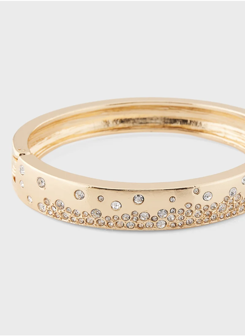 Khizana Rhinestone Detail Bangle