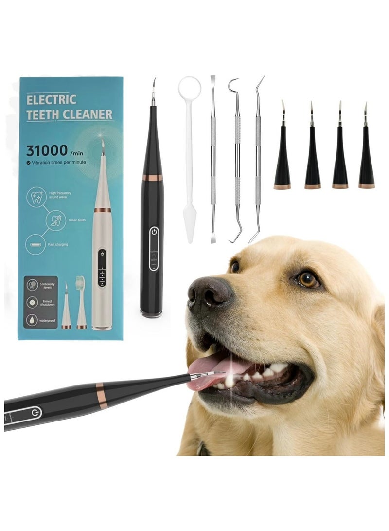 مِبْرَد السِّنِّ الكُهْرُبَائِيّ للكِلَاب - مَجْموعَةُ الفُرْشَاة للحِيوَانات الألِيفَةِ - العنايةُ الفَعَالَةُ بأسنان الحِيوَان الألِيفِ ضَروريُّ لصِحَّة أسنان الكِلَب - Image 1