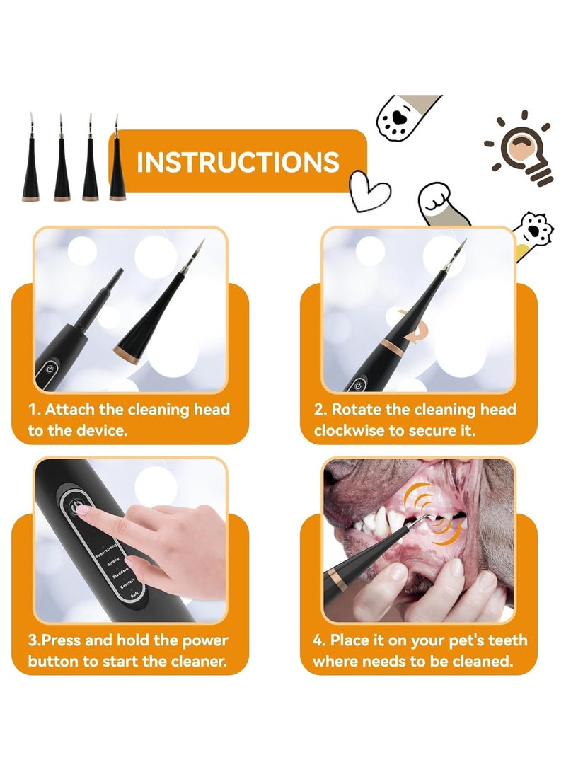 مِبْرَد السِّنِّ الكُهْرُبَائِيّ للكِلَاب - مَجْموعَةُ الفُرْشَاة للحِيوَانات الألِيفَةِ - العنايةُ الفَعَالَةُ بأسنان الحِيوَان الألِيفِ ضَروريُّ لصِحَّة أسنان الكِلَب - Image 4