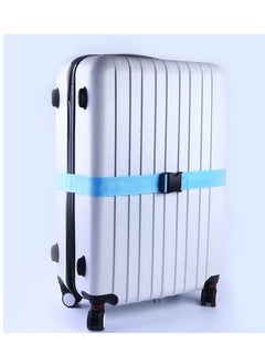 KASTWAVE Luggage Straps Suitcase Belts Wide Adjustable Packing Straps Travel Accessories, Suitcase Belts, Packing Straps Travel Belts Accessories for Business Traveling Packing, 2 PCS 74 x 2 Inch Blue  - Image 5