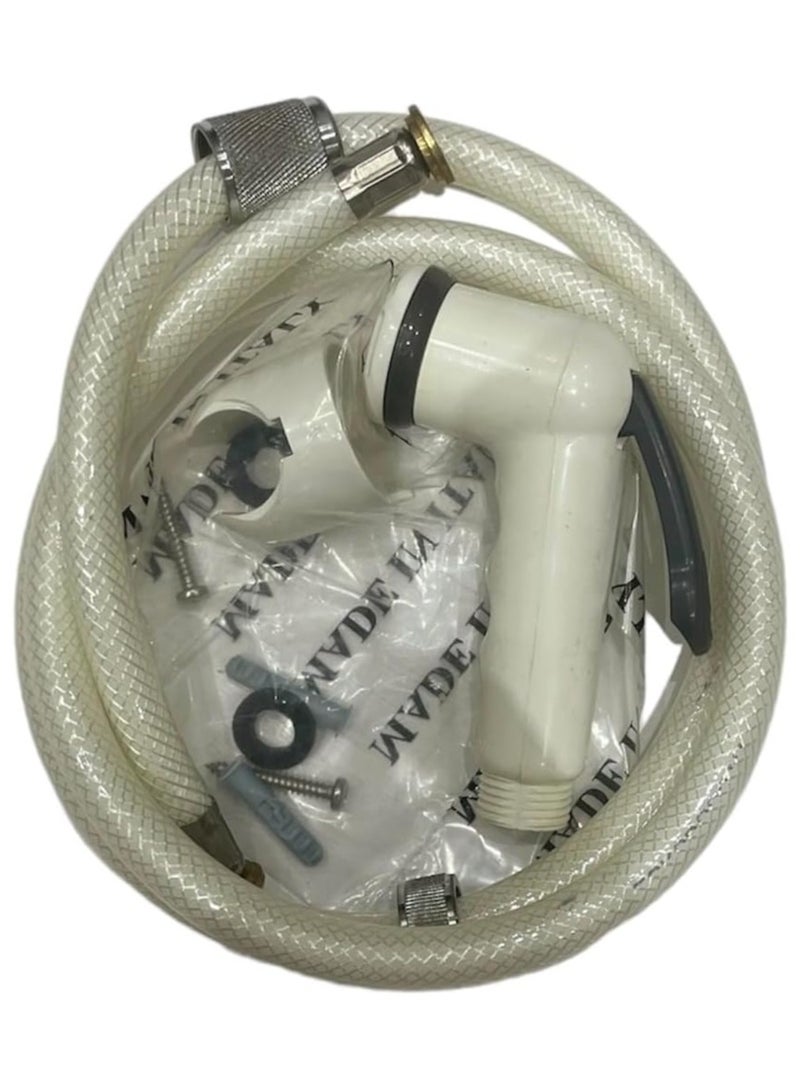 Calla Italian Toilet Bidet Set - Handheld Toilet Bidet with Premium ABS Hose for Bathroom - Image 2