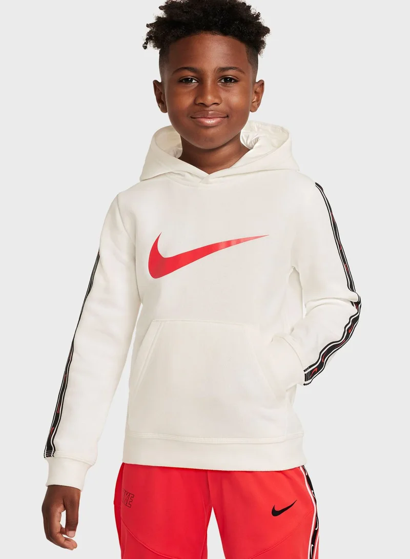 Nike Youth Nsw Repeat Swoosh Fleece Hoodie