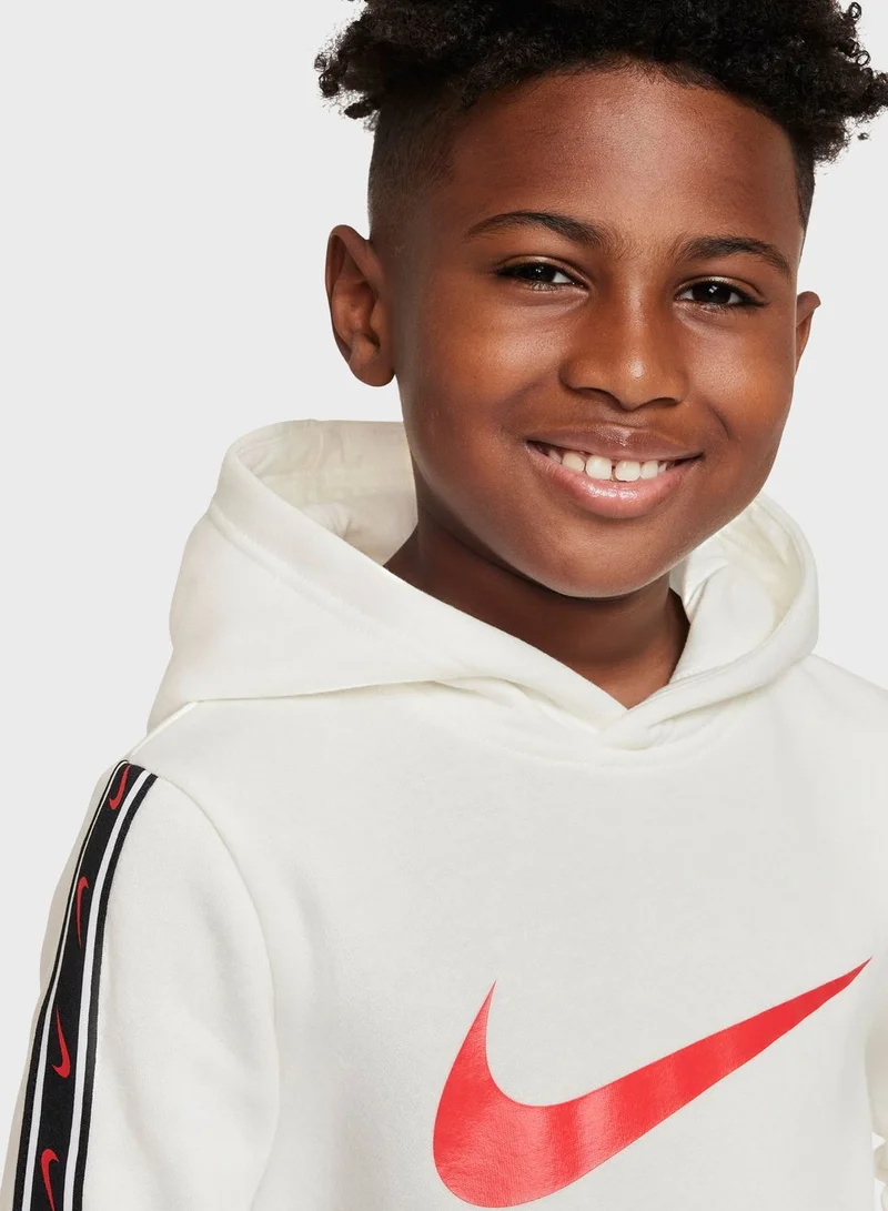 Nike Youth Nsw Repeat Swoosh Fleece Hoodie