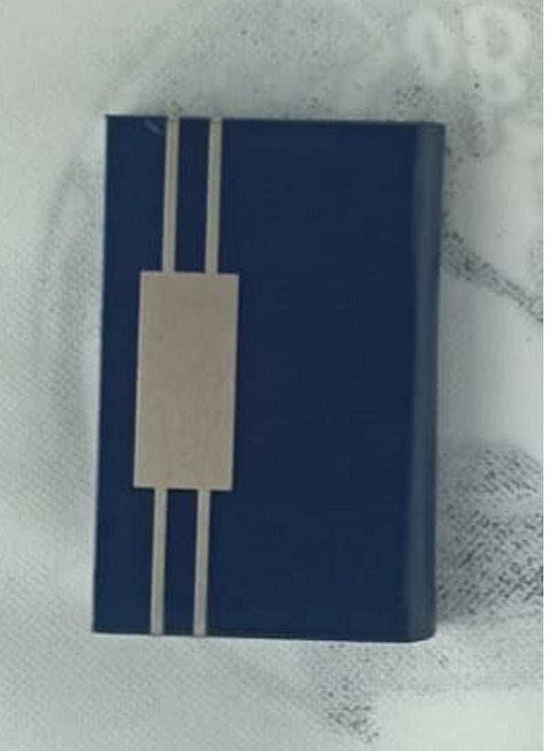 zoba محفظة كروت ألومنيوم بتصميم عصري – حماية RFID لحفظ البطاقات البنكية والشخصية- ازرق غامق  - Image 5