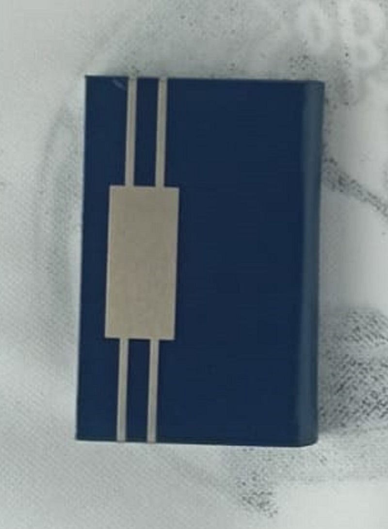 zoba محفظة كروت ألومنيوم بتصميم عصري – حماية RFID لحفظ البطاقات البنكية والشخصية- ازرق غامق  - Image 4