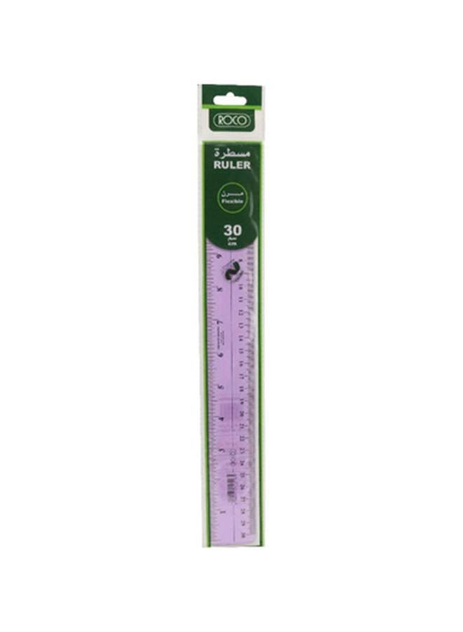 Roco Ruler 30 cm plastic pink - Image 4