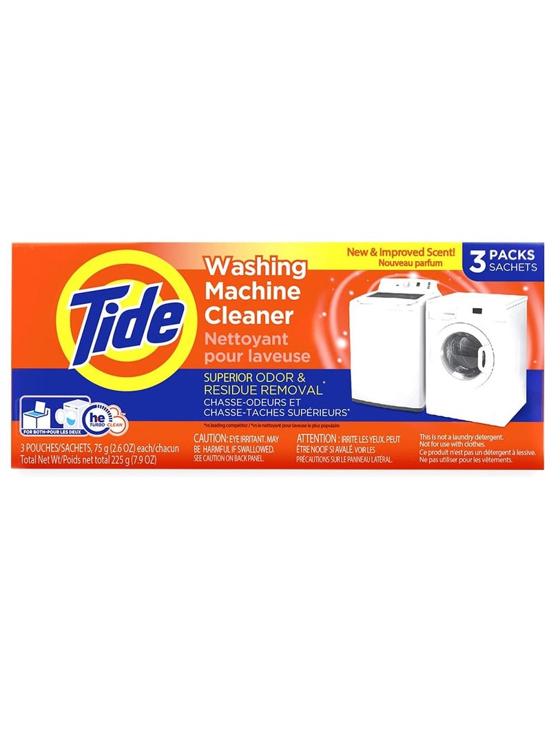 Tide Washing Machine Cleaner Tablets Front and Top Loader USA - Image 1