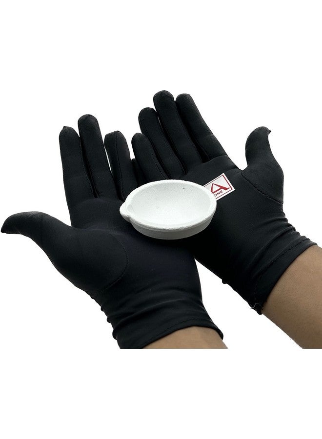 Aone وعاء صهر سيراميك أبيض بقطر 70 مم من Aone لعمليات التكرير، الصب، وصهر البلاتين، الذهب، الفضة، النحاس والمجوهرات المستعملة لصنع وإصلاح المجوهرات، صناعة النماذج، إلخ - Image 3