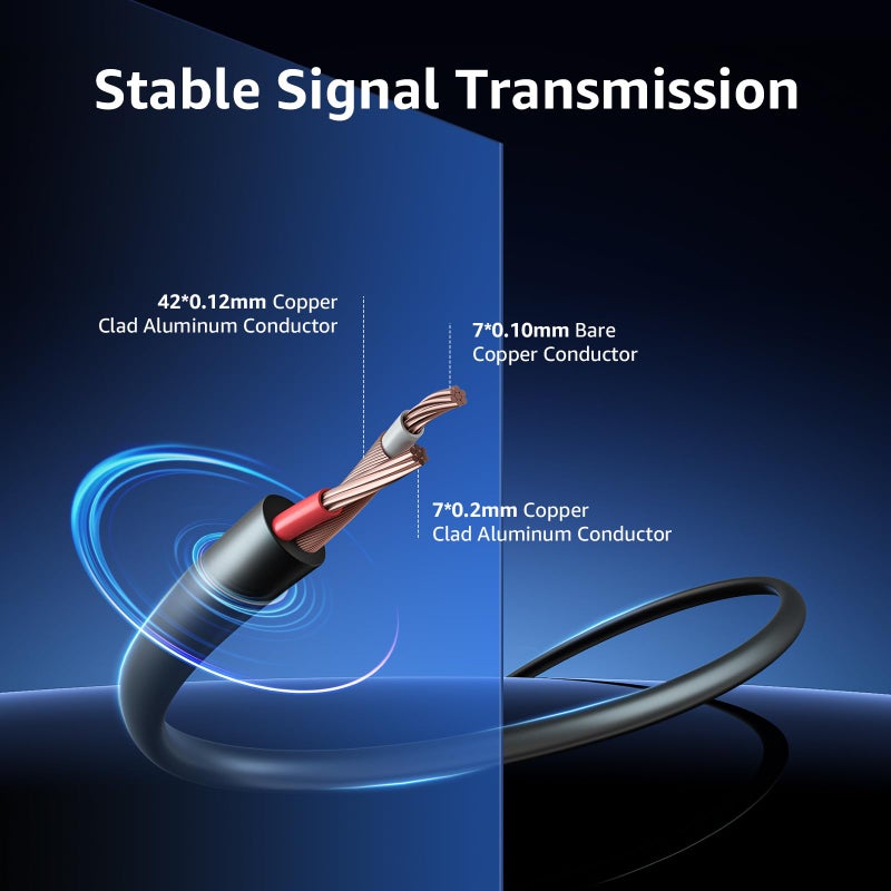 ANNKE 4 Pack 30M/100ft All-in-One Video Power Cables, BNC Extension Surveillance Camera Cables for CCTV Security DVR System Installation, Free 8 x BNC Connectors and 100pcs Cable Clips Included - Image 2