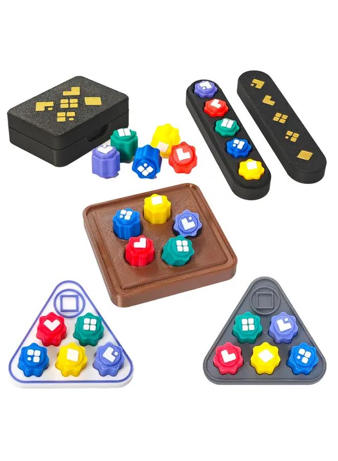 3D Printed Gonggi Board Game Korean Jackstones for Family Party Fun Pure Chess Pieces - Image 1