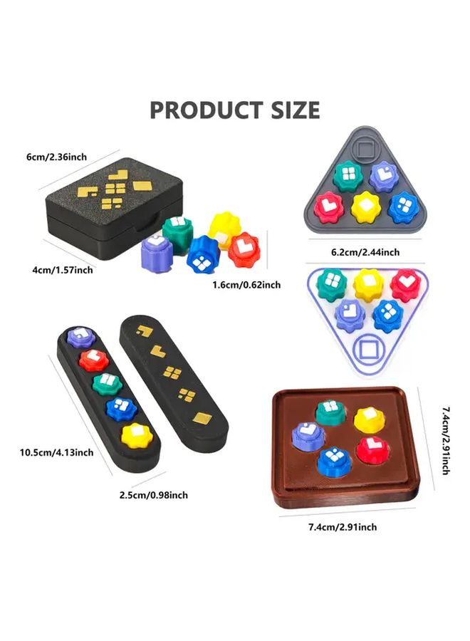 3D Printed Gonggi Board Game Korean Jackstones for Family Party Fun Pure Chess Pieces - Image 2