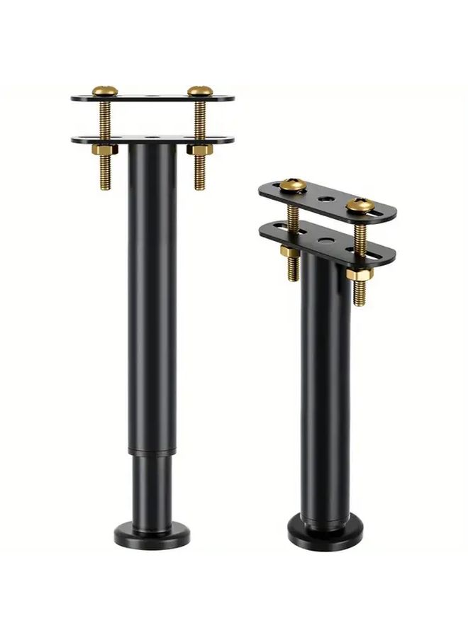 Heavy Duty Adjustable Bed Legs 2pcs 10 17 Inch Extra Sturdy Steel Frame Support - Image 1