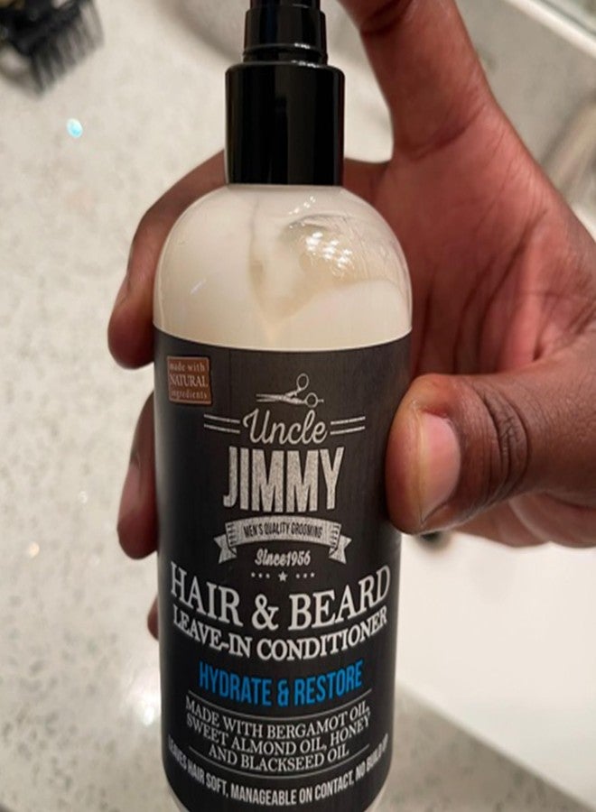 Uncle Jimmy Clean, Condition & Style Regimen for Fine & Medium Hair – 3-Step Hair Care System with Shampoo, Conditioner & Styling Cream – Lightweight Moisture & Hold for Men’s Natural Hair & Waves - Image 2