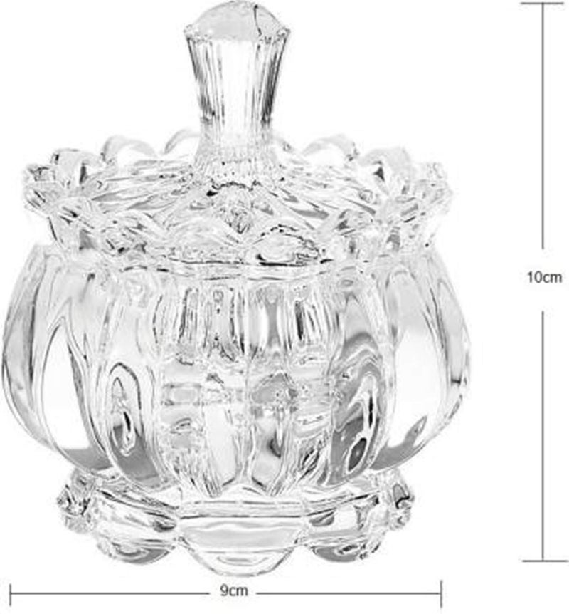 GLASS BAR Glass Bar 200 ML Glass Crystal Platter with Bowls and Lid Standard  - Image 4