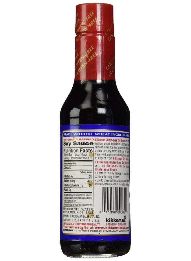 Kikkoman Soy Sauce, Gluten Free, 10 Oz - Image 3