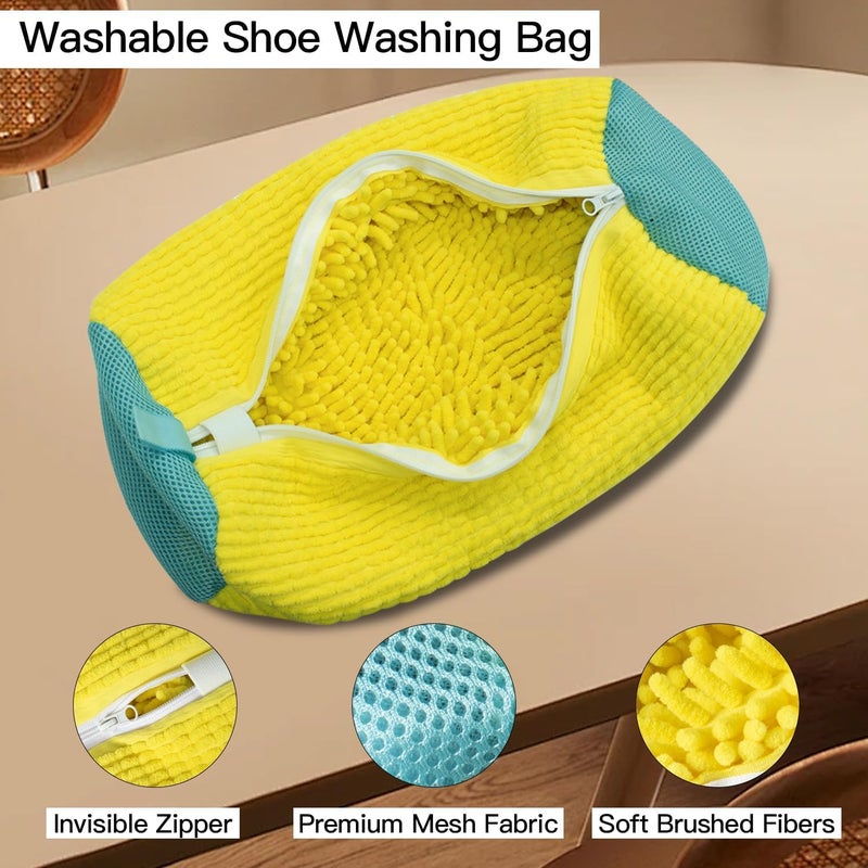 TOZKYN TOZKYN ShoeClothes Washing Bags Mesh Laundry Bag With Zipper Reusable Shoe Bag For Washer and Dryer Reusable Washing Bag For Shoes Underwear Tops Socks Pants Sweaters Bras And Baby Clothes  - Image 2