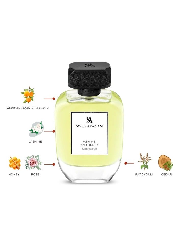 SWISS ARABIAN Jasmine and Honey Eau De Parfum 100ml - Image 3