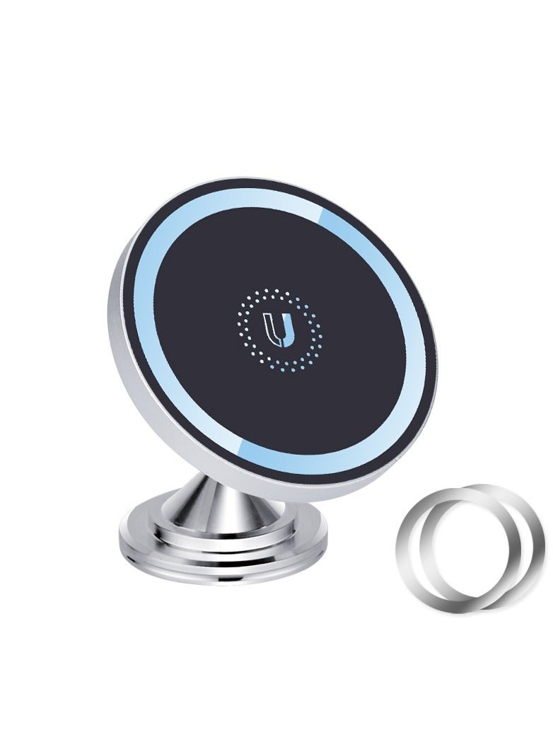 KUYING Magnetic Suction Phone Holder With Rotatable Car Navigation Holder 