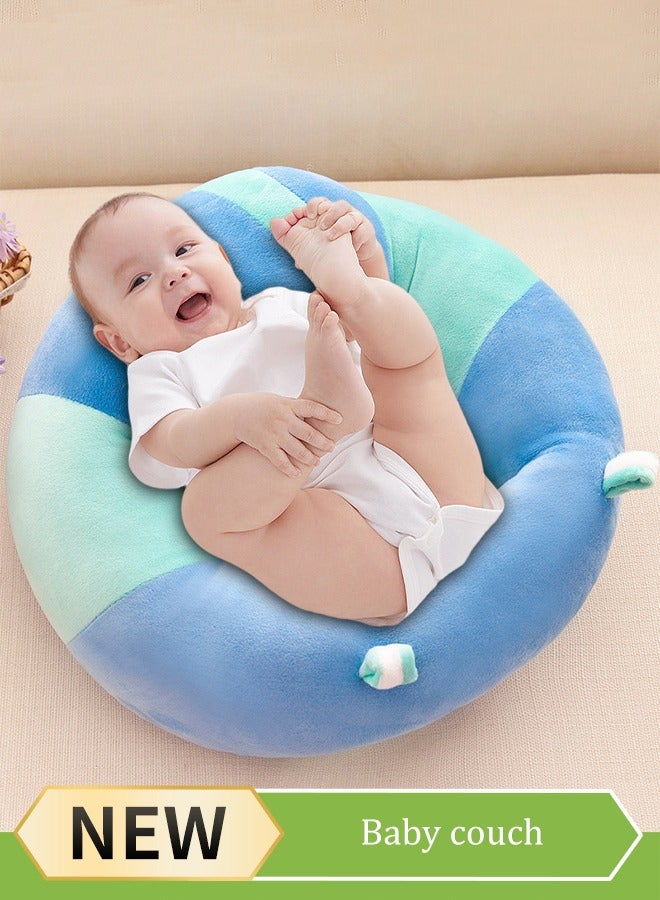 Baby Learning Sitting Sofa Seat Cute Baby Sofa Sit Support Cushion Lounger Soft Armchair Support Protector Plush Sit Support Sofa Cushion Cotton Toddler Infant Soft Seat - Image 1