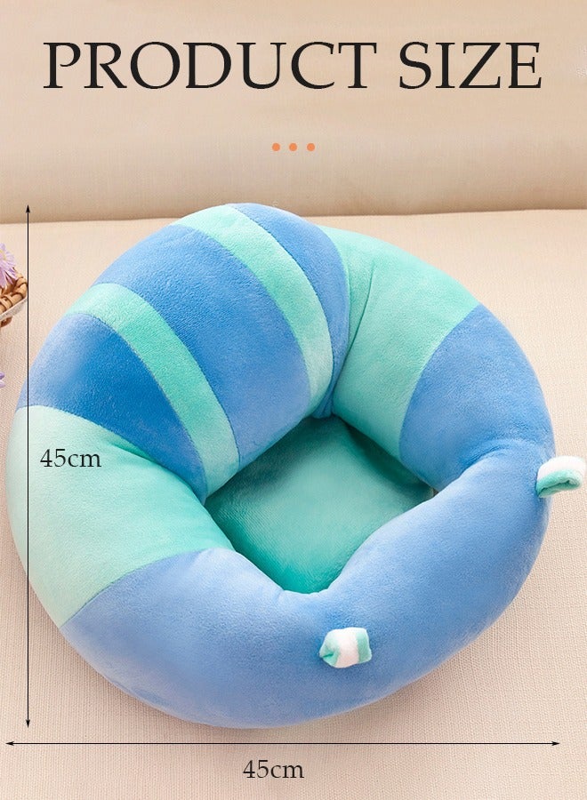 Baby Learning Sitting Sofa Seat Cute Baby Sofa Sit Support Cushion Lounger Soft Armchair Support Protector Plush Sit Support Sofa Cushion Cotton Toddler Infant Soft Seat - Image 4